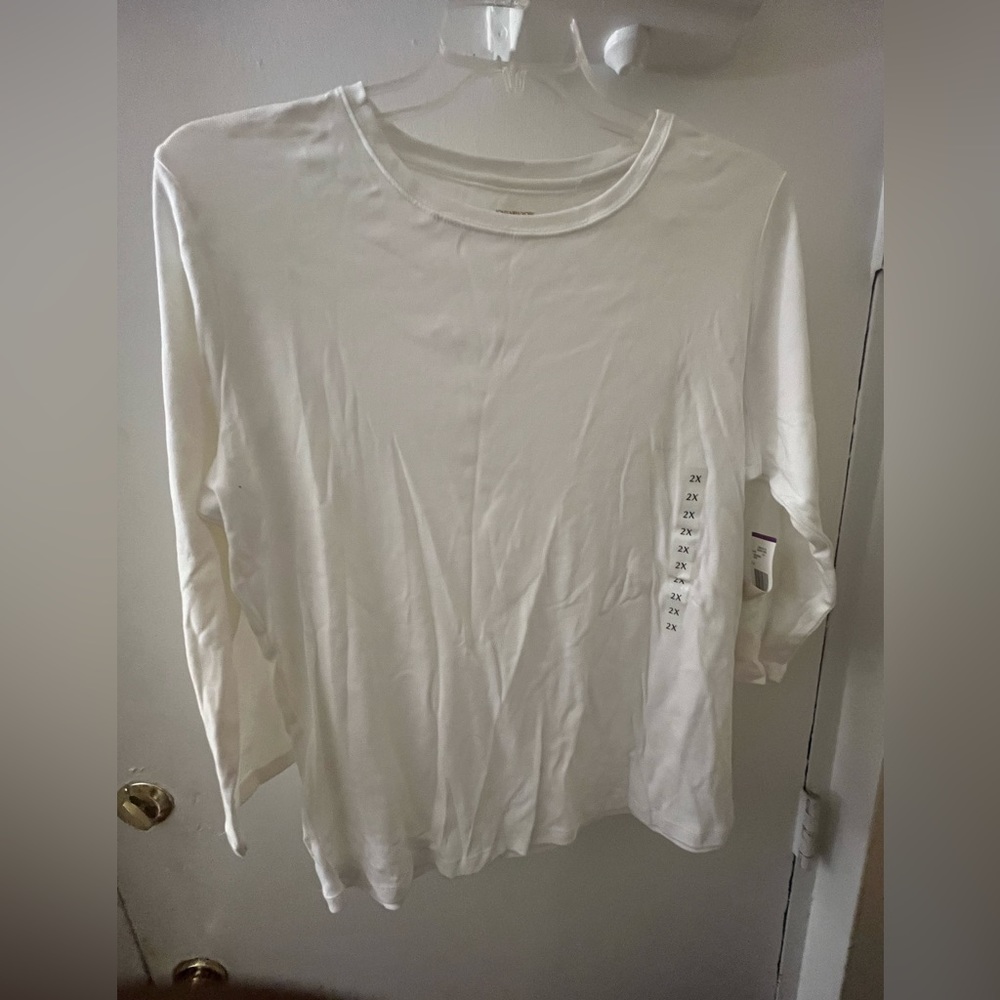 Women’s Jones New York Sport White Shirt Size 2x